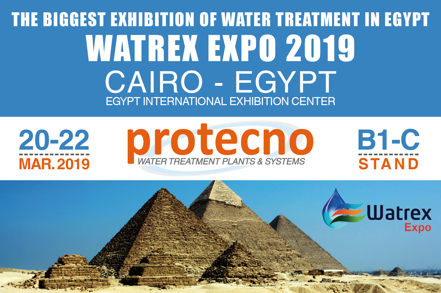WATREX Expo 2019 – 20-22 mars – Le Caire
